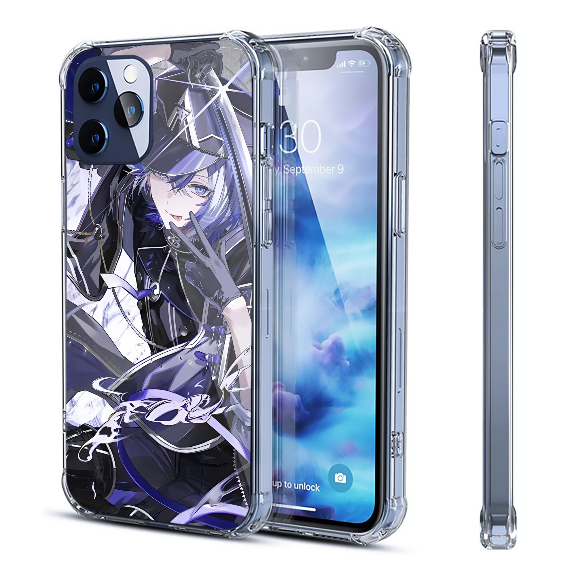 （画像用） 刀剣乱舞 Touken Ranbu 【iPhone 12シリーズ対応】透明スマホケース（クリアソフトケース）